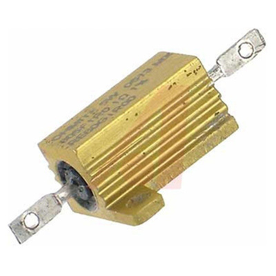 Ohmite 805 Series Anodized Aluminium, Metal Axial, Solder Wire Wound Panel Mount Resistor, 500Ω ±1% 5W