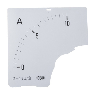 HOBUT 0/10A Meter Scale for Shunt 75mV