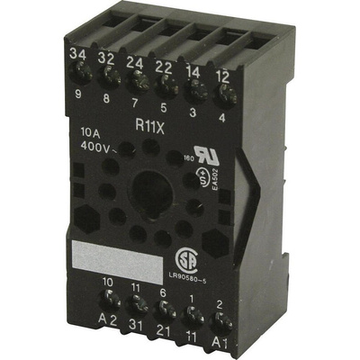 Tele Socket For Use With RT Series Industrial Relay