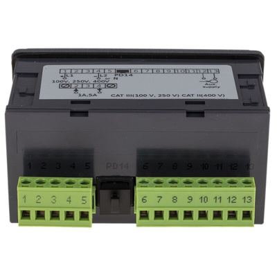 Lumel N24 LED Digital Panel Multi-Function Meter, 92mm x 45mm