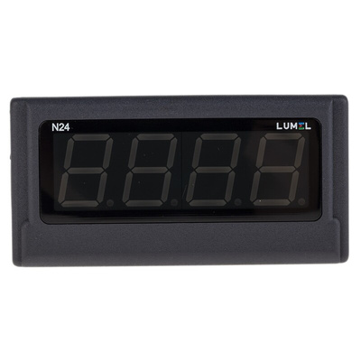 Lumel N24 LED Digital Panel Multi-Function Meter for 0 → 20 mA, 92mm x 45mm