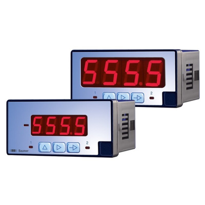 Baumer PA403 LED Digital Panel Multi-Function Meter for Current, Voltage, 45mm x 92mm