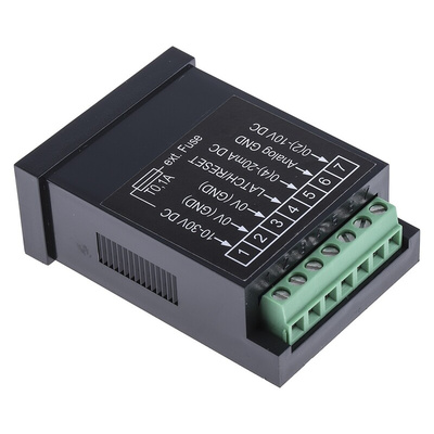 Kübler LED Digital Panel Multi-Function Meter for 0 → 10 V, 0 → 20 mA, Control input, 22.2mm x 45mm