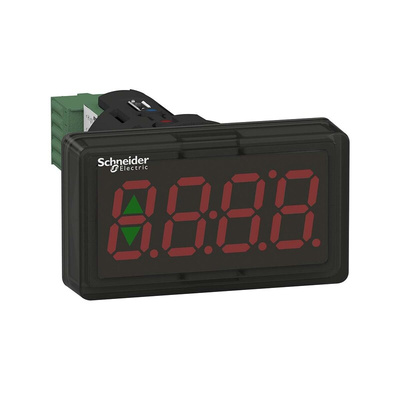 Schneider Electric 7 Segment LED Digital Panel Multi-Function Meter for Current, Voltage, 29.5mm x 51.5mm