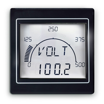 Trumeter LCD Process Meter, 68mm x 68mm