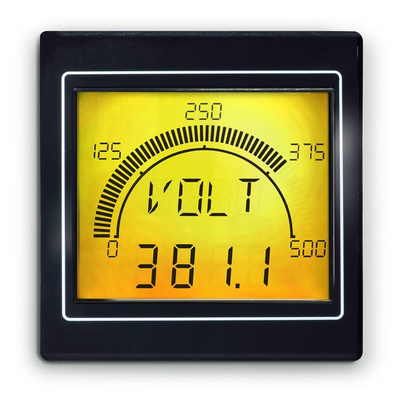Trumeter LCD Process Meter, 68mm x 68mm