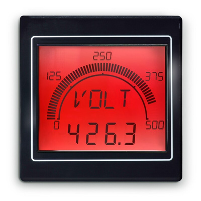 Trumeter LCD Process Meter, 68mm x 68mm