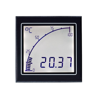 Trumeter LCD Temperature Indicator for Temperature, 68mm x 68mm