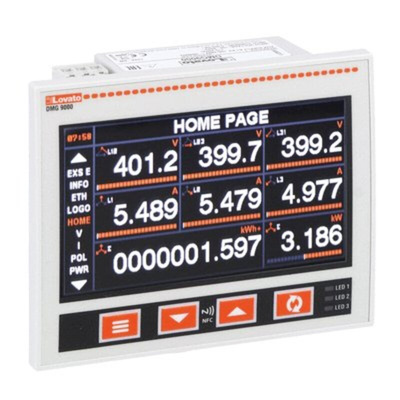 Lovato DMG LCD Digital Panel Multi-Function Meter for Power, 92mm x 92mm