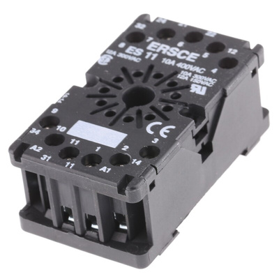 Crouzet 11-Pin Connector Base For Use With 812 Series, 814 Series, 815 Series, 815E Series