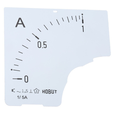 HOBUT 0/1A Meter Scale for 1/5A CT