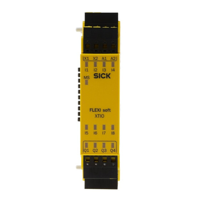 Sick Flexi Soft Series Input/Output Module, 8 Inputs, 4 Outputs, 24 V dc