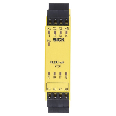 Sick Flexi Soft Series Input Module, 8 Inputs, 0 Outputs, 24 V dc