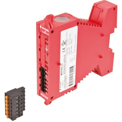 Allen Bradley Guardmaster MSR45E Series Output Module, 0 Inputs, 2 Outputs, 24 V dc, 2NO