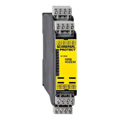 Schmersal SRB 402EM Series Output Module, 0 Inputs, 6 Outputs, 24 V