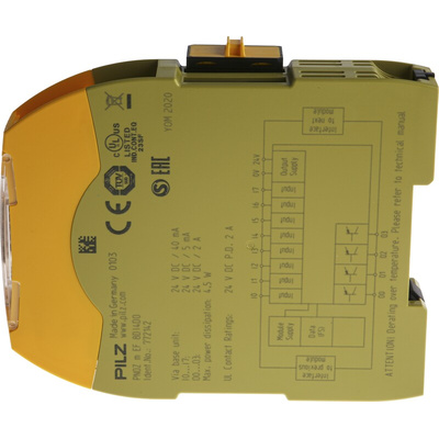 Pilz PNOZ m EF Series Input/Output Module, 8 Inputs, 4 Outputs, 24 V dc