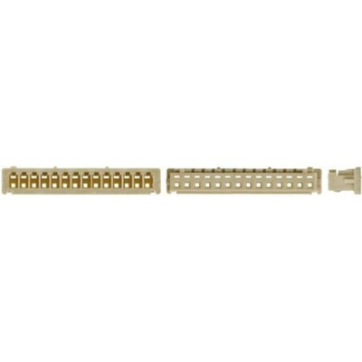 Hirose, DF13 Male Connector Housing, 1.25mm Pitch, 14 Way, 1 Row