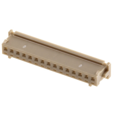 Hirose, DF13 Male Connector Housing, 1.25mm Pitch, 15 Way, 1 Row
