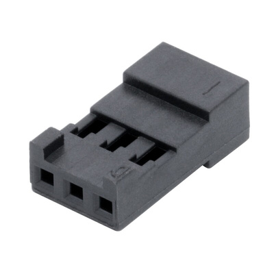 Stelvio Kontek, 48532480 Male Connector Housing, 2.54mm Pitch, 3 Way, 1 Row