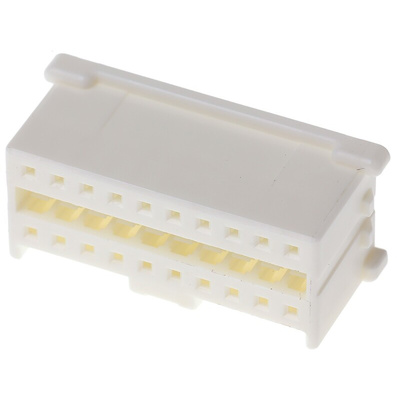Molex, MicroClasp Female Connector Housing, 2mm Pitch, 20 Way, 2 Row