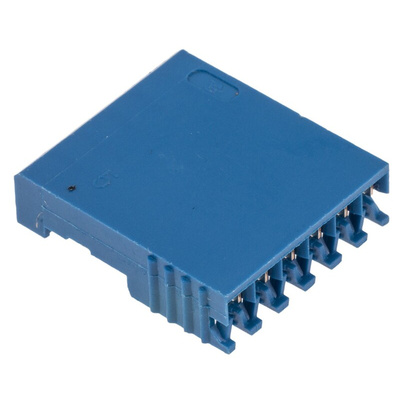 TE Connectivity, AMPMODU HE14 Female Connector Housing, 2.54mm Pitch, 6 Way, 1 Row