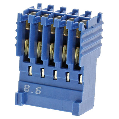 TE Connectivity, AMPMODU HE14 Female Connector Housing, 2.54mm Pitch, 10 Way, 2 Row