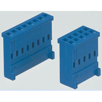TE Connectivity, AMPMODU HE13/HE14 Female Connector Housing, 2.54mm Pitch, 12 Way, 1 Row