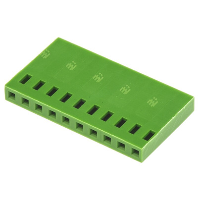 TE Connectivity, AMPMODU MOD IV Female Connector Housing, 2.54mm Pitch, 10 Way, 1 Row