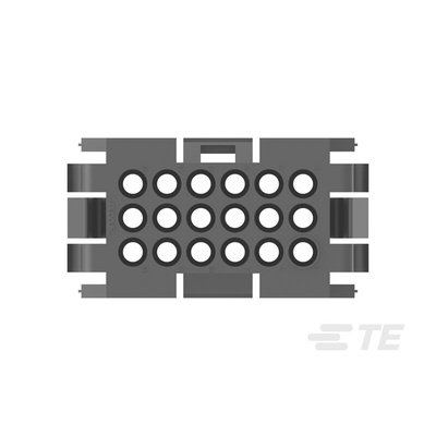TE Connectivity, Metrimate Male Connector Housing, 5mm Pitch, 18 Way, 6 Row