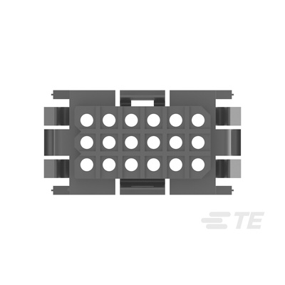 TE Connectivity, Metrimate Male Connector Housing, 5mm Pitch, 18 Way, 6 Row