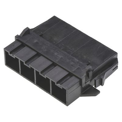 Molex, Mini-Fit Sr Male Connector Housing, 10mm Pitch, 4 Way, 1 Row