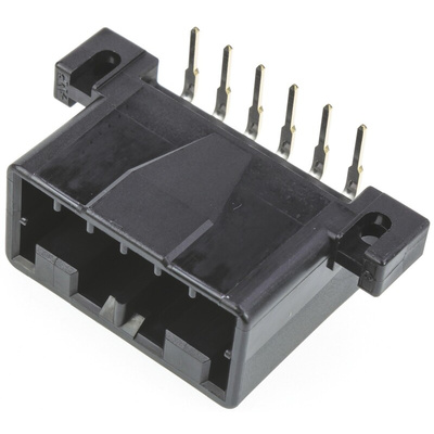 TE Connectivity, MULTILOCK 070 Female Connector Housing, 3.5mm Pitch, 6 Way, 1 Row Right Angle