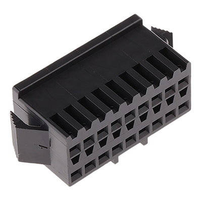 JST Male Connector Housing, 18 Way, 2 Row