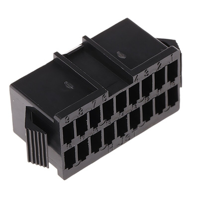 JST Male Connector Housing, 18 Way, 2 Row