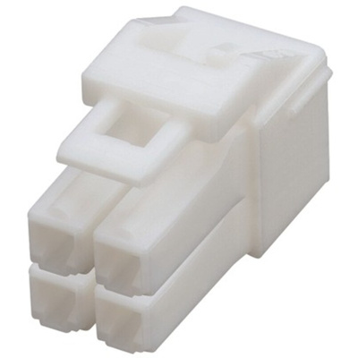 JST Male Connector Housing, 4 Way, 2 Row