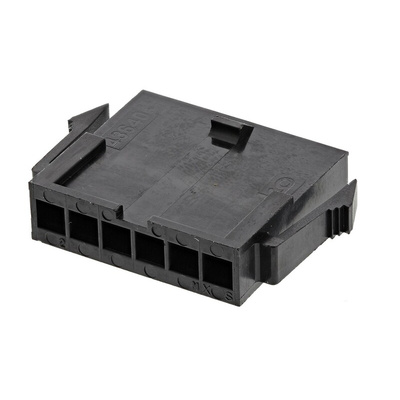 Molex, Micro-Fit 3.0 Male Connector Housing, 3mm Pitch, 6 Way, 1 Row