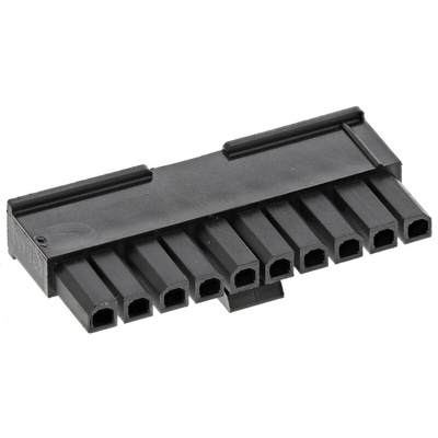 Molex, Micro-Fit 3.0 Female Connector Housing, 3mm Pitch, 10 Way, 1 Row