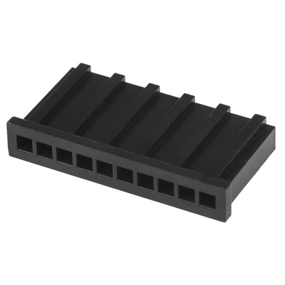 TE Connectivity, AMPMODU MOD II Female Connector Housing, 2.54mm Pitch, 10 Way, 1 Row
