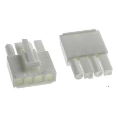 JST, EL Male Connector Housing, 4 Way, 1 Row
