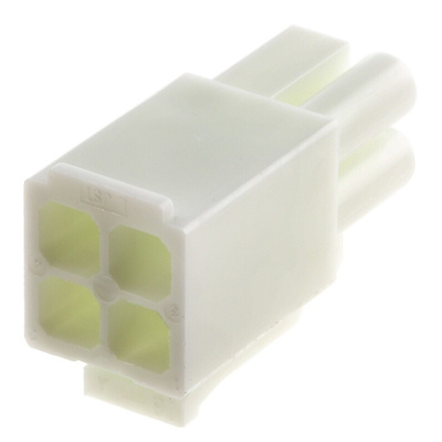 JST, EL Male Connector Housing, 4 Way, 2 Row
