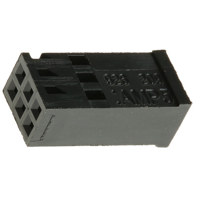 TE Connectivity, AMPMODU Female Connector Housing, 2.54mm Pitch, 6 Way, 2 Row