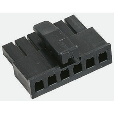 TE Connectivity, Micro MATE-N-LOK Female Connector Housing, 3mm Pitch, 6 Way, 1 Row
