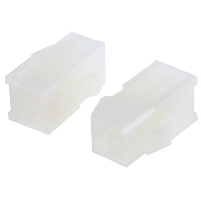TE Connectivity, VAL-U-LOK Male Connector Housing, 4.2mm Pitch, 4 Way, 2 Row