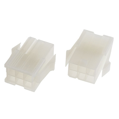 TE Connectivity, VAL-U-LOK Male Connector Housing, 4.2mm Pitch, 6 Way, 2 Row