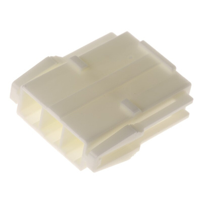 JST, VL Female Connector Housing, 6.2mm Pitch, 3 Way, 1 Row