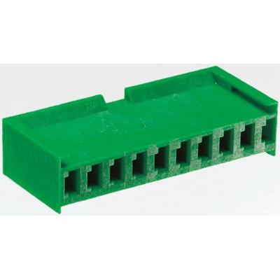 TE Connectivity, AMPMODU MOD I Female Connector Housing, 3.96mm Pitch, 10 Way, 1 Row