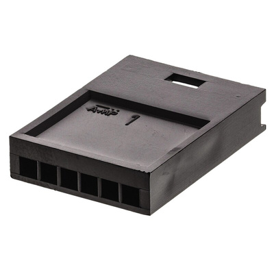 TE Connectivity, AMPMODU MOD II Female Connector Housing, 2.54mm Pitch, 6 Way, 1 Row
