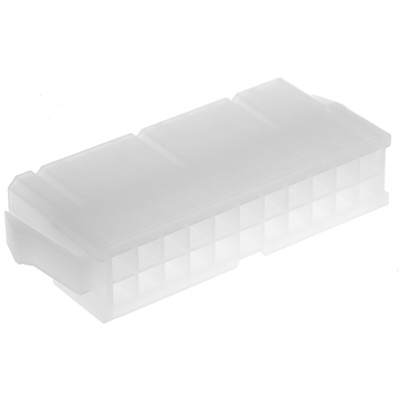 Molex, Mini-Fit Jr Male Connector Housing, 4.2mm Pitch, 22 Way, 2 Row