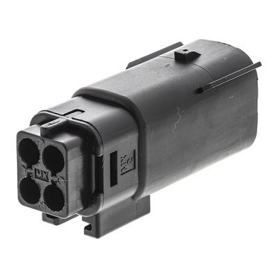 Molex, MX150L Male Connector Housing, 5.84mm Pitch, 4 Way, 2 Row