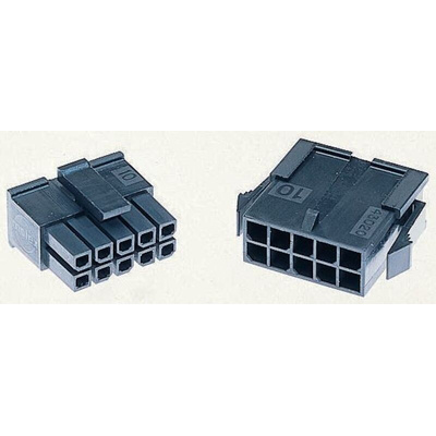 Molex, Micro-Fit 3.0 Male Connector Housing, 3mm Pitch, 22 Way, 2 Row